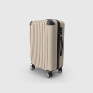 Suitcase 24 inch Cream